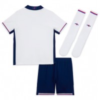 England Fußballbekleidung Heimtrikot Kinder EM 2024 Kurzarm (+ kurze hosen)